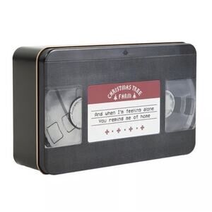 Limited Edition Taylor Swift Christmas Tree Farm VHS tape Tin memory box